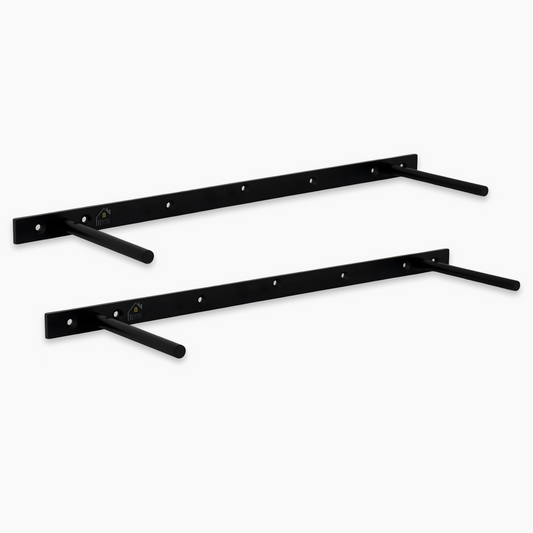 22" Heavy Duty Floating Shelf Bracket (2 Pcs) - 6 Inch Rods