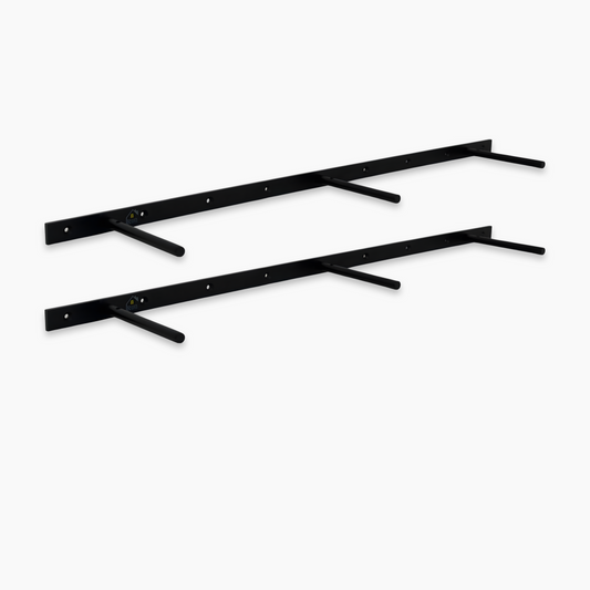 34" Heavy Duty Floating Shelf Bracket (2 Pcs) - 6 Inch Rods