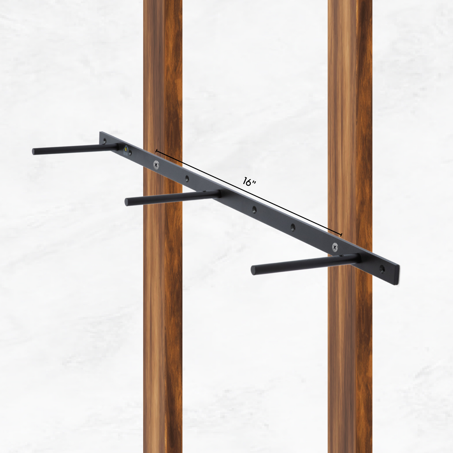 34" Heavy Duty Floating Shelf Bracket (2 Pcs) - 6 Inch Rods